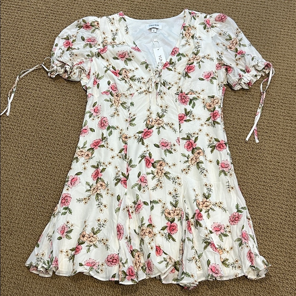Yumi Kim Kelly Dress size XL Royal Rose Ivory Fairy Cottagecore Mini